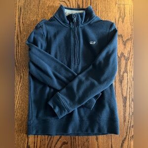 Vineyard Vines Kids Navy Half-Zip Sweatshirt